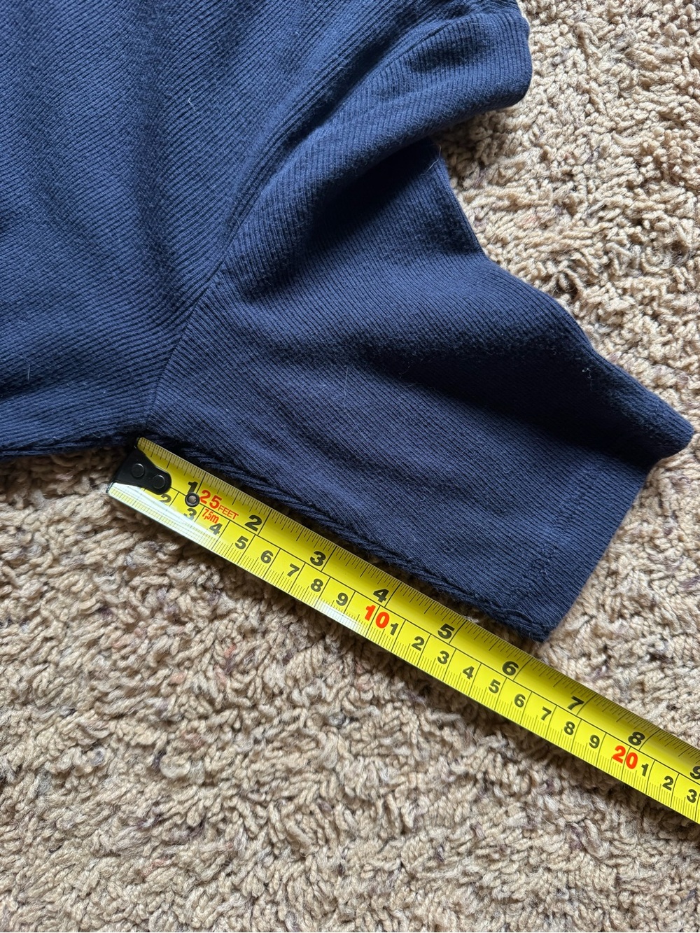 AYR Navy Stretchy Soft Comfortable Tee Size XS - Picture 7 of 7